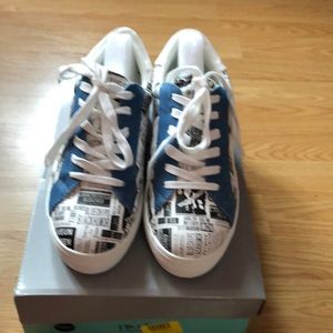 News Print Sneakers New